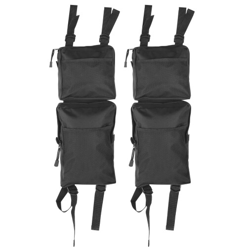 2pcs ATV Saddle Bag Durable Rear Luggage Carrier