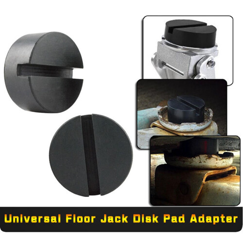 2X Car Rubber Disc Pad Car Vehicle Jacks Jack Pad Frame Protector Rail Floor Jack Guard Adapter Tool 1