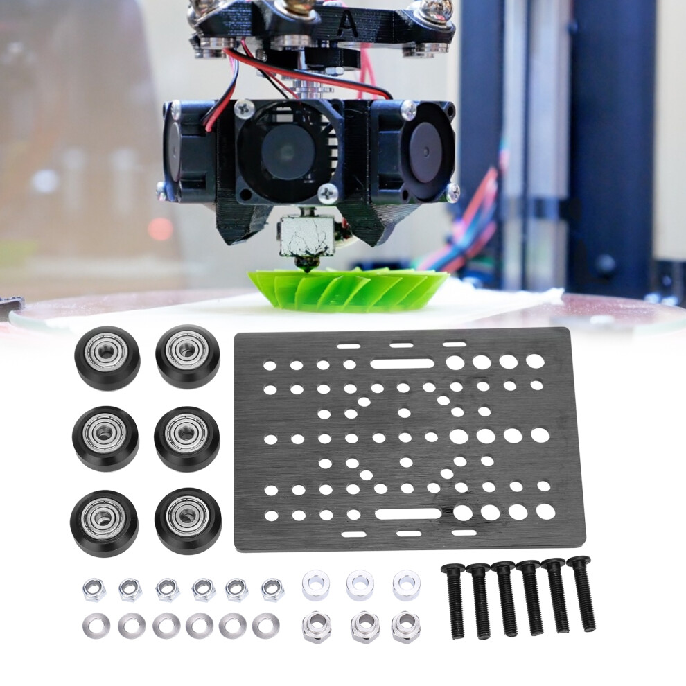 Gantry Plate Slide Build Board Bearing Pully Set For V Type Nema 20-80Mm 7691392236721