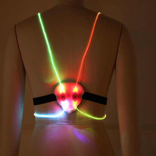 Kids LED Reflective Running Vest, Adjustable, 200m Visibility 2