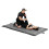 Gymnastic Foldable Mattress, 2400x1200mm, Gray 4