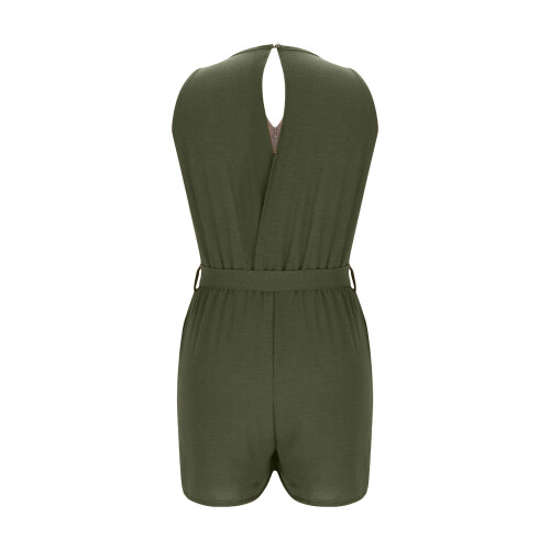 Damen-Overall mit V-Ausschnitt, modischer,-Dunkelblau M 1