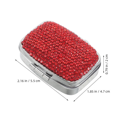 Étui À Médicaments Compact Métal Pour 1