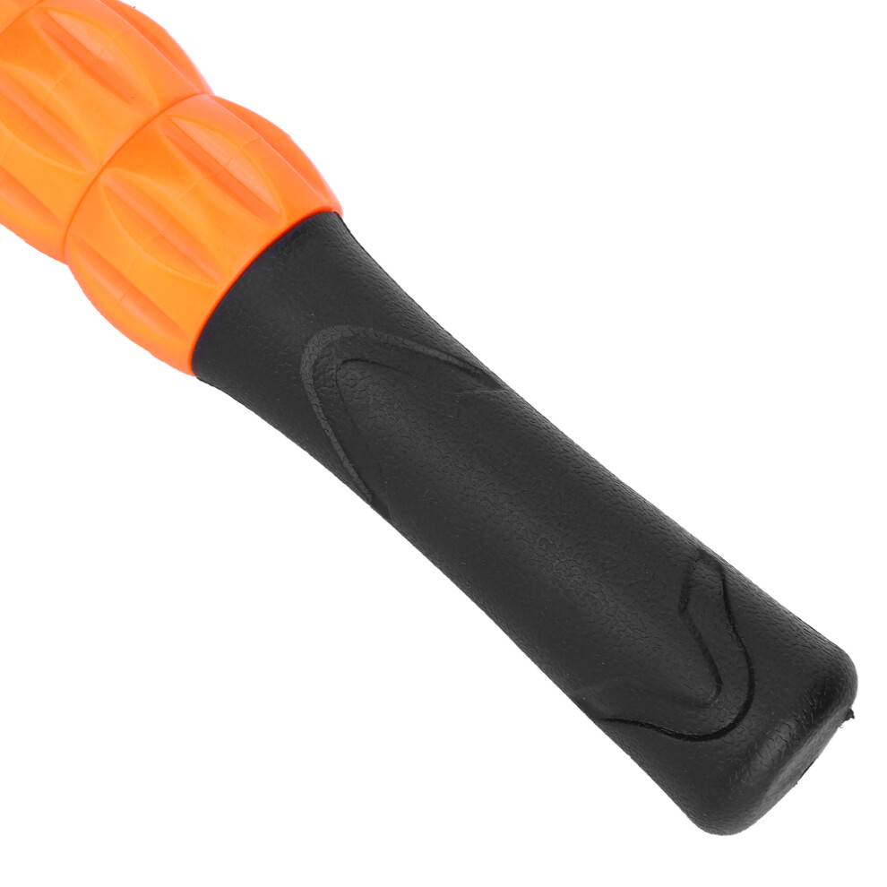 Muscle Massage Stick PVC Fascia Roller Orange 43x3.5cm
