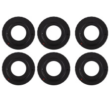 6X Schwarzes 16 mm C Mount Cine Film Objektiv für  1 Mount J1 V1 J2 V2 J3 V3 J3 Kamera Objektiv Adapter Ring C-N1 C- 1