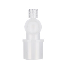 L-Shaped Plastic Breathing Tube Connector for Ventilation, Easy Fit