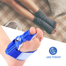 2Pcs Adult Bunion Corrector Orthopedic Toes Separator Hallux Valgus Night/Day Use – Blue