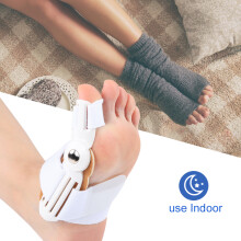2Pcs Adult Bunion Corrector Orthopedic Toes Separators White/Blue