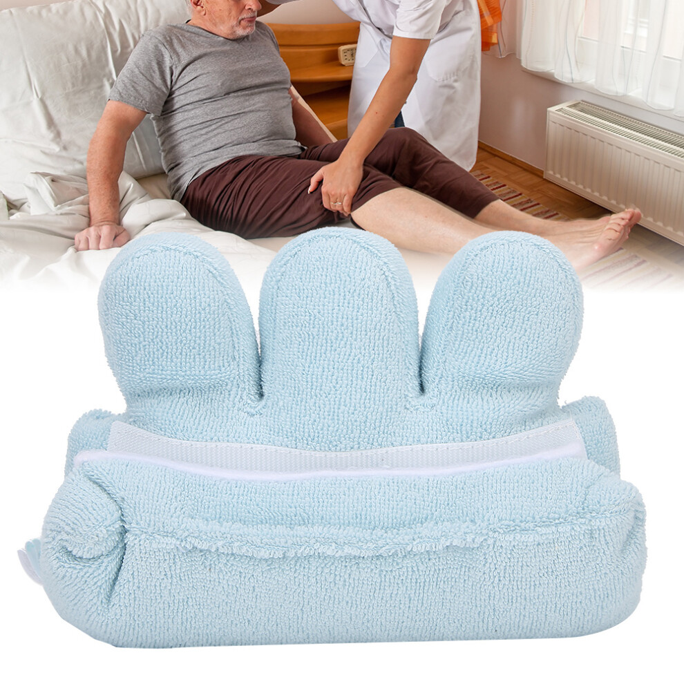 Blue Fingers Separation Pad For Bedridden Elderly, Washable, Breathable