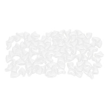 100PCS Cat Nail Caps XS-XL Safe Anti Scratch Covers, PVC, White