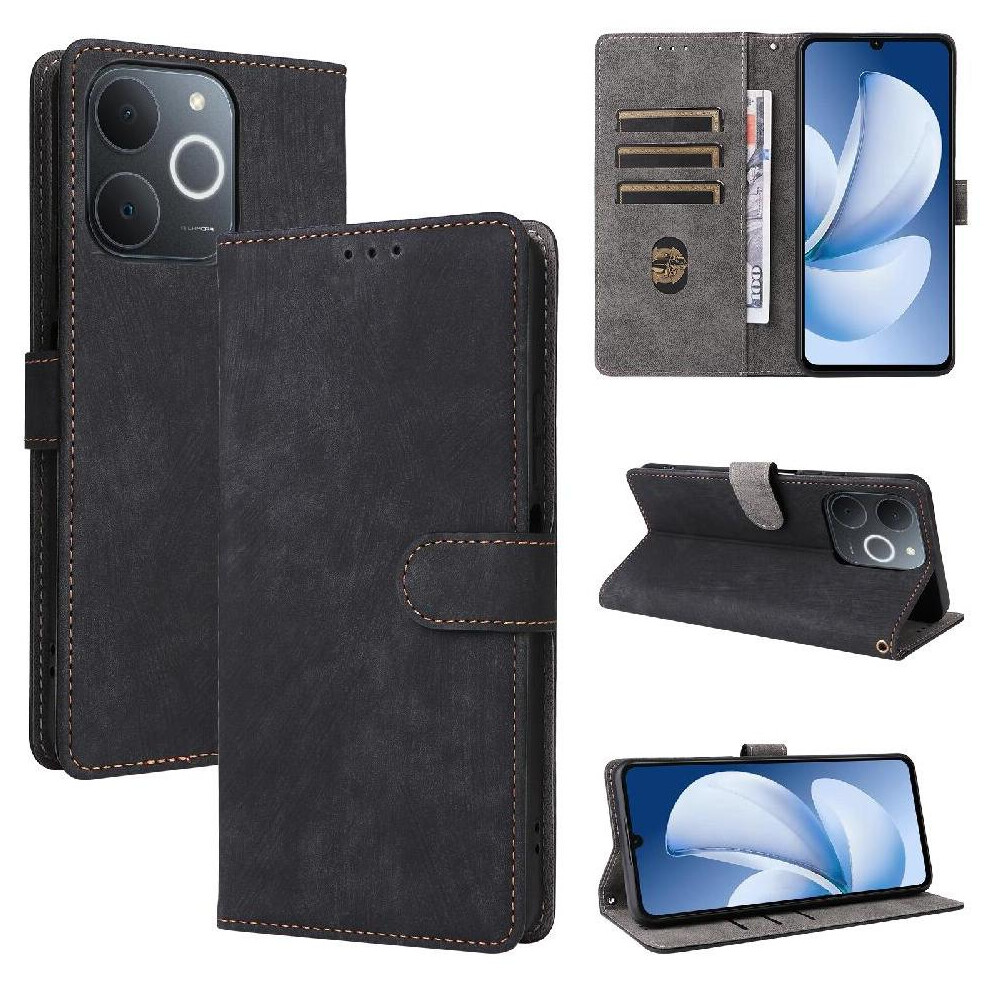 () Case For Realme Narzo 80 Lite 4G Magnetic Closure Pu Leather Card Slots Cover Flip Folio Wallet Rfid Blocking 764563231973