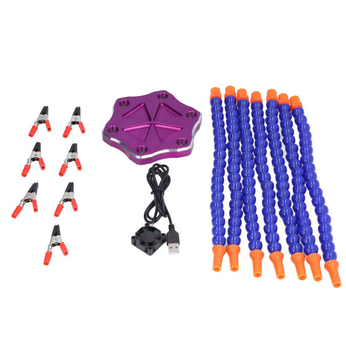 Heat-Resistant Soldering Holder with Clips