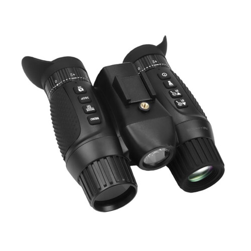 Caméra de Vision Nocturne Professionnelle Extérieure 4K UHD, Jumelles 3D, Télescope à Zoom Numérique 8x, 7 Niveaux Infrarouges
