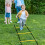 Agility-Leiter, 12 Meter, 24 Segmente, mit Tragetasche, Fußballtrainingsseil-Leiter-Set 7