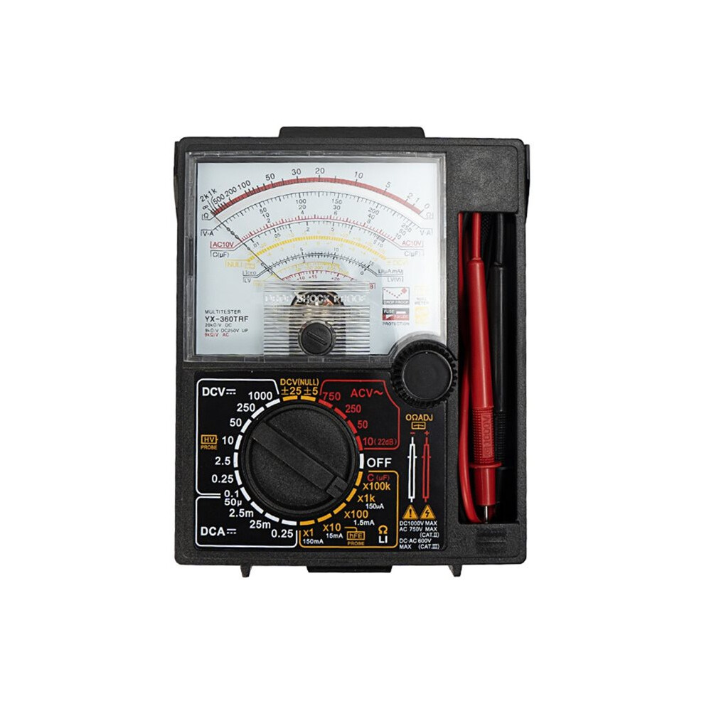 Yx-360Trf Analog Multimeter Tester Intelligent Ac Voltage Current Multã­metro Test Meter 6032698500283