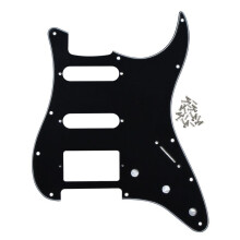 11-Hole HSS Guitar Pickguard 3Ply PVC +Screws for American SSH Electric Guitar Parts Scratch Plate Replacement Parts B
