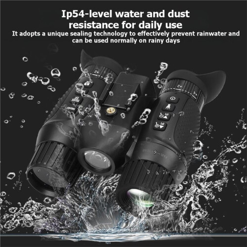 Caméra de Vision Nocturne Professionnelle Extérieure 4K UHD, Jumelles 3D, Télescope à Zoom Numérique 8x, 7 Niveaux Infrarouges 1