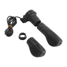 FT76X Gasgriff für Elektrofahrräder, 36 V, 48 V, 72 V, Halbdrehgasgriff für E-Bikes und E-Scooter mit Wasserdichtem SM-Stecker