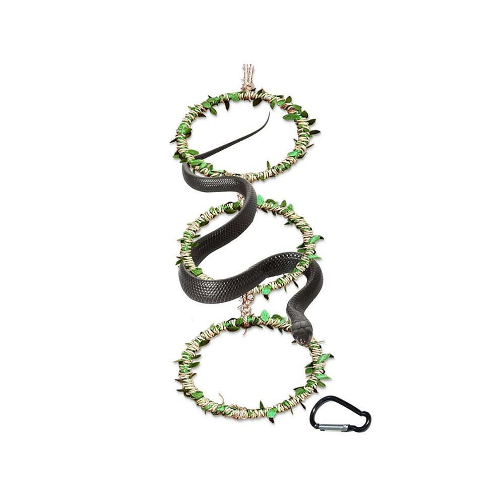 Saudism Snake Climbing Rings, Python Tank Accessories,Reptile Enclosure Toys For Corn Snakes, Iguana, Bearded Dragon, Gecko