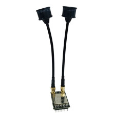 Receptor de Audio y Video FPV VRX de 4,9-6G y 5,8G, 80 Canales, Antena Dual, Alta Potencia, para Drones RC FPV de Largo Alcance.