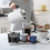 Acrylic Drink Coasters Holder, Assembled Coasters Holder Storage for Both Round and Square Coasters 6