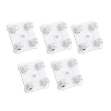 5Pcs Reusable Bed Sheet Clips Household Anti Winding Laundry Products Heavy Duty Reduces Laundry Tangles Washer