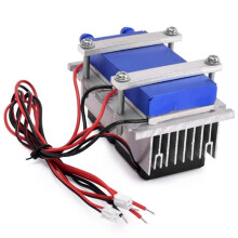 Peltier Cooler Semiconductor Refrigeration Cooling System Thermoelectric Air Conditioner Fan Heatsink Heat Sink