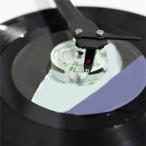 Adaptador de Toca-Discos Econômico e Potente de 45 RPM com Alcance Superior, Transparente, para Discos de Vinil de 7 Polegadas (EP). 1