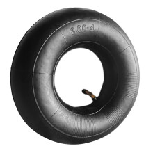 Cámara de Aire para Carro de Herramientas Eléctrico, 3.00-4, de Goma, para Carretilla de Mano, con Boquilla de Inflado de Aire de 90 Grados.