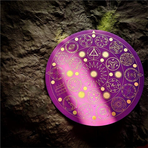 MWO Polarized Disc Multi Frequency Wave Oscillator Solomon Key Degaussing Purification Charging Meditation Star Symbol 2
