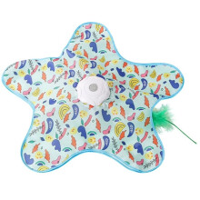 Indoor Cat Toy 3 Modes Touch Activated Automatic Kitten Exercise Toy for Small Medium Large Kitten Yards Gardens Lawn