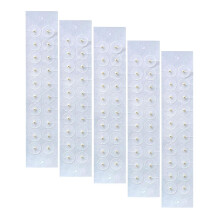 100 Pezzi di Semi Auricolari Dorati, Adesivi Auricolari per Agopuntura, per Ansia, Massaggio con Agopressione, Cerotti Auricolari