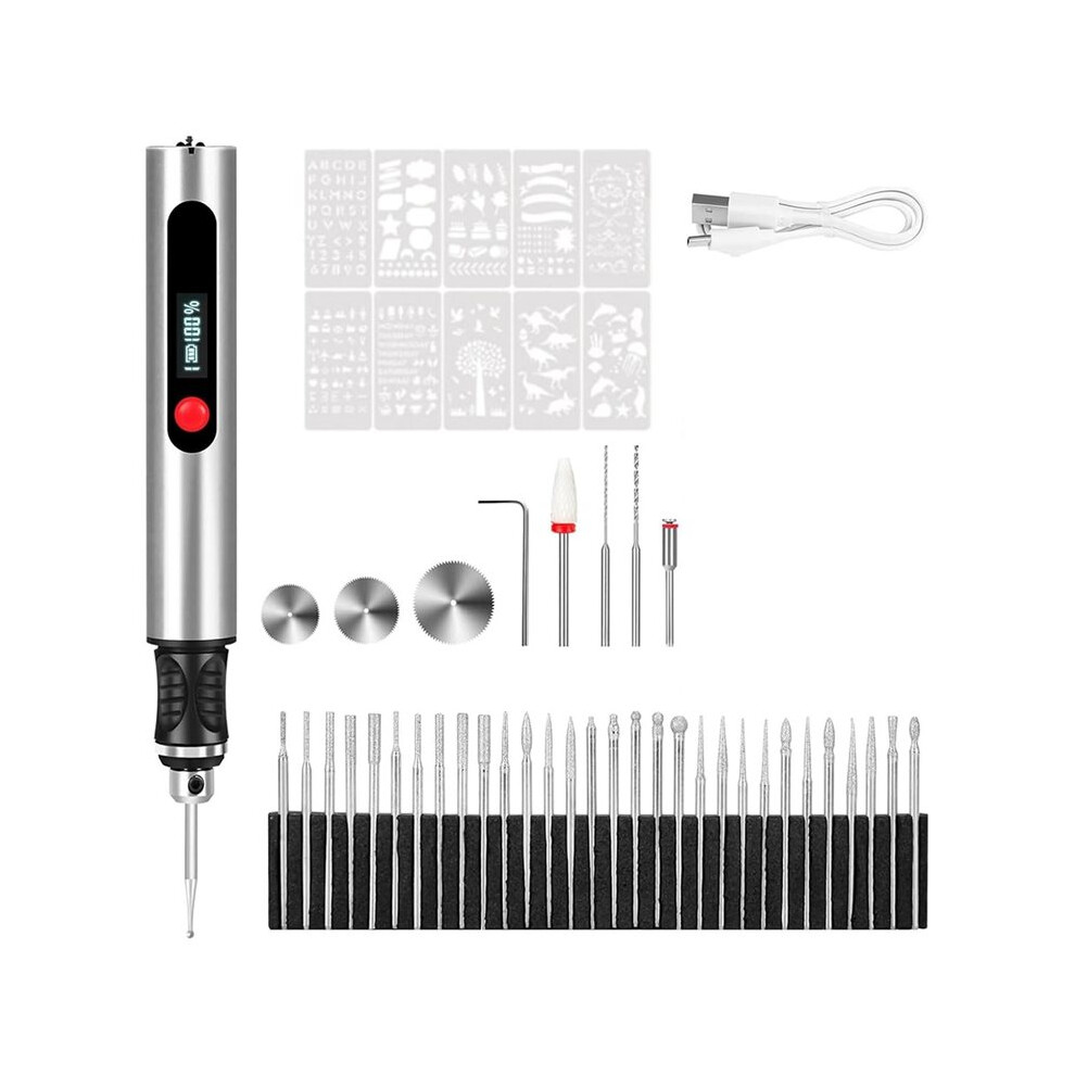 Usb Rechargeable Engraving Pen, Rotary Tool Kit For Diy, Jewelry, Model Making 4714078951787