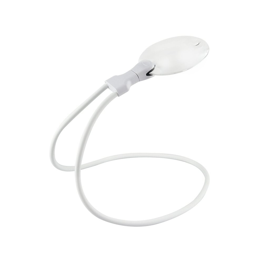 Saudism 5X And 10X Hands-Free Neck Wear Magnifying Glass For Reading Sewing Inspection Repair Helping Hands Loupe