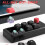 Wired Macro Mechanical Keyboard 8keys 12-Lighting Effects Full Key Hot-Swap Support Macro Programming Game Office Black 4