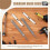 4 Pieces Depth Gauge Tool with Flat File for Chainsaw Chain Raker Gauge and Chainsaw Flat File Depth Tool 2