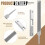 4 Pieces Depth Gauge Tool with Flat File for Chainsaw Chain Raker Gauge and Chainsaw Flat File Depth Tool 3