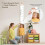 Growth Chart for Wall 7 Ft Height Chart with Keepsake Box & Hook Waterproof Canvas Measure Wall Ruler Removable 4