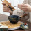 Portable Ceramic Tea Maker Set for Puer & KungFu Tea with Infuser 3