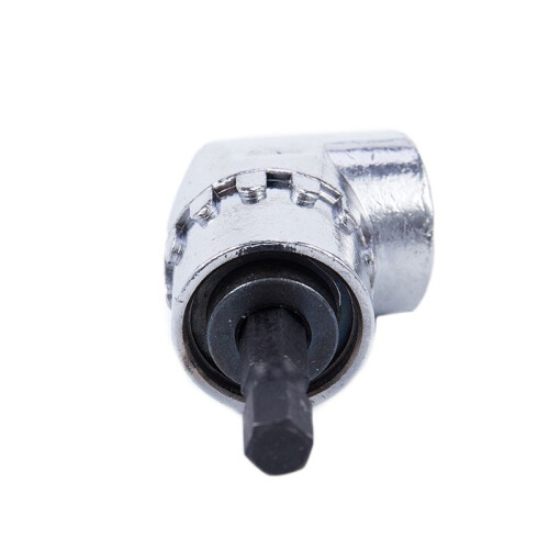 2X New 105 Degrees 1/4 Inch Extension Hex Drill Bit Adjustable Hex Bit Angle Driver Screwdriver Socket Holder