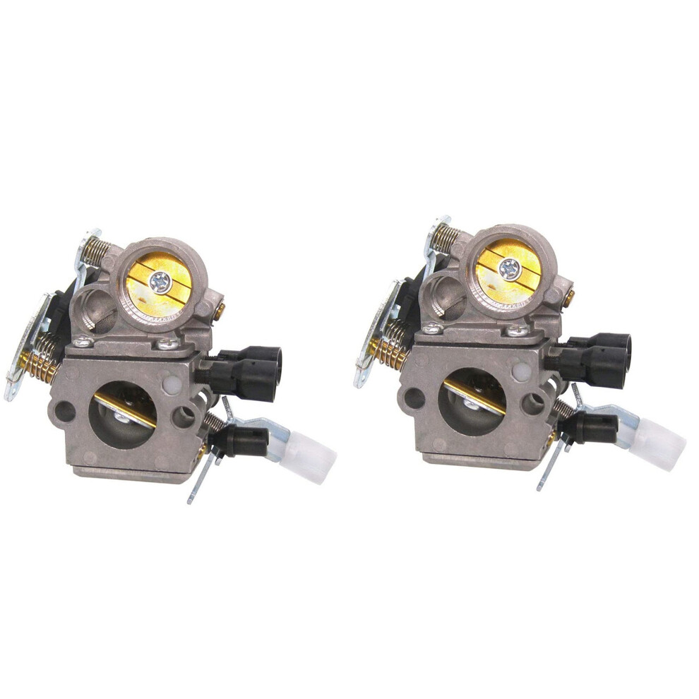 2X Carburetor Replacement For Ms171 Ms181 Ms211 Chainsaw For Zama C1q-S269 1139 120 0619, 1139 120 7100 6034164986133