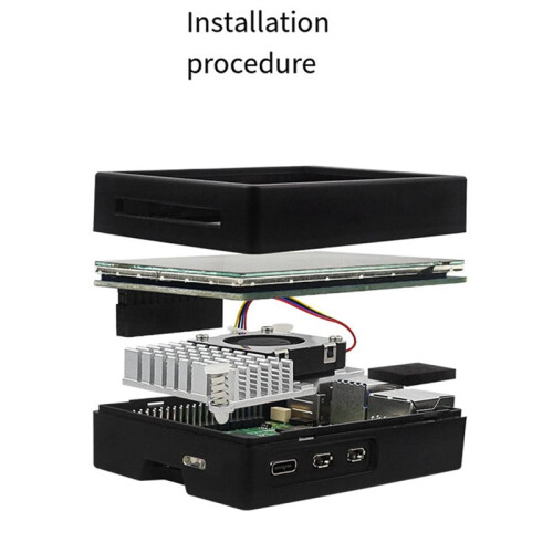 2sets 3,5 Inch RPI-Display Touchscreen 480X320 voor Raspberry Pi 5 5B 20 Frame TFT LCD-Module Scherm met Touchpen 2