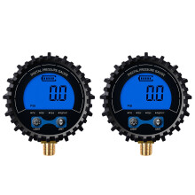 2X Tire Pressure Gauge Digital Tire Tester Display Air Pressure Manometer Quick Connect Coupler Thread 1/8