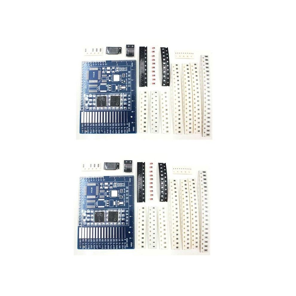 2X Spare Parts Advanced Full-Chip Soldering Practice Board Electronic Components Diy Production Kit 6033505706850