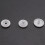 100 Pcs T3 KAM SNAPS Press Studs Scrapbook Sewing Buttons White 7