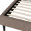 Seconique Verona 5ft Kingsize Fabric Bed Brown 7
