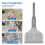 SDS  Hammer Drill Tile Chisel - Carbide Alloy for Efficient Tile Removal 3