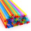 2000Pcs 10.3 Inch Disposable Drinking Straws Plastic Straws Extra Long Assorted Bright Colors for Party Drinking Straws 4