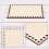 4X Fundo de Cesta de Madeira Natural de 7,8 X 5,9 Polegadas, Base de Madeira de Cesta de Crochê em Branco Retangular para Suprimentos de Cestaria DIY 4