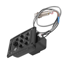 Acoustic Guitar Tuner Equalizer Piezo Pick Pickup Plastic Metal